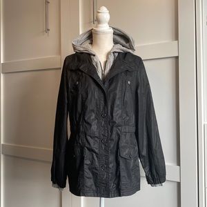 DKNY Jeans - Anorak Style Hoodie Fooler Jacket